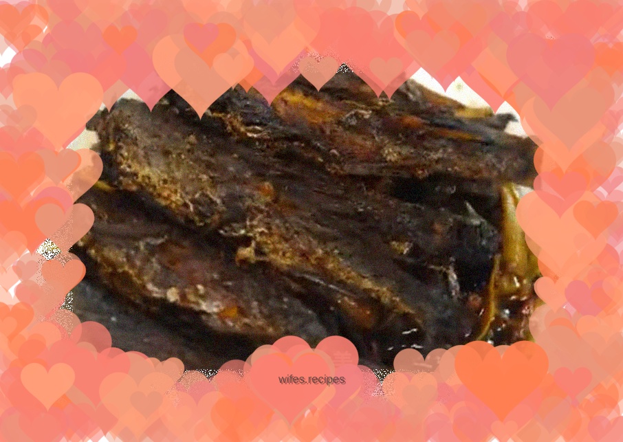 Fried yellow croaker