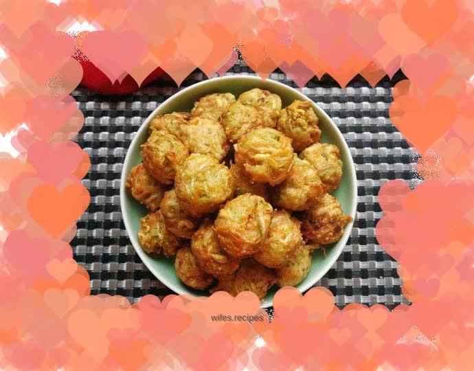 Fried radish balls