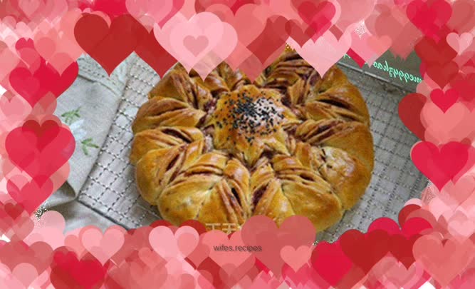 Strawberry Jam Twisted Thousand Layer Bread