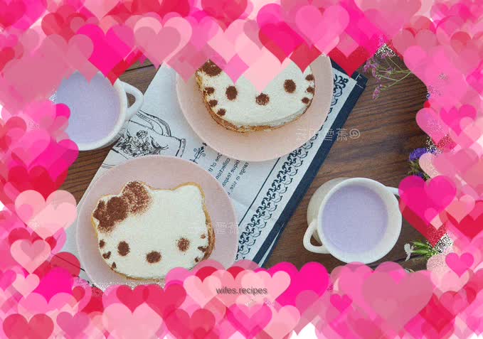 hello kitty cream cake