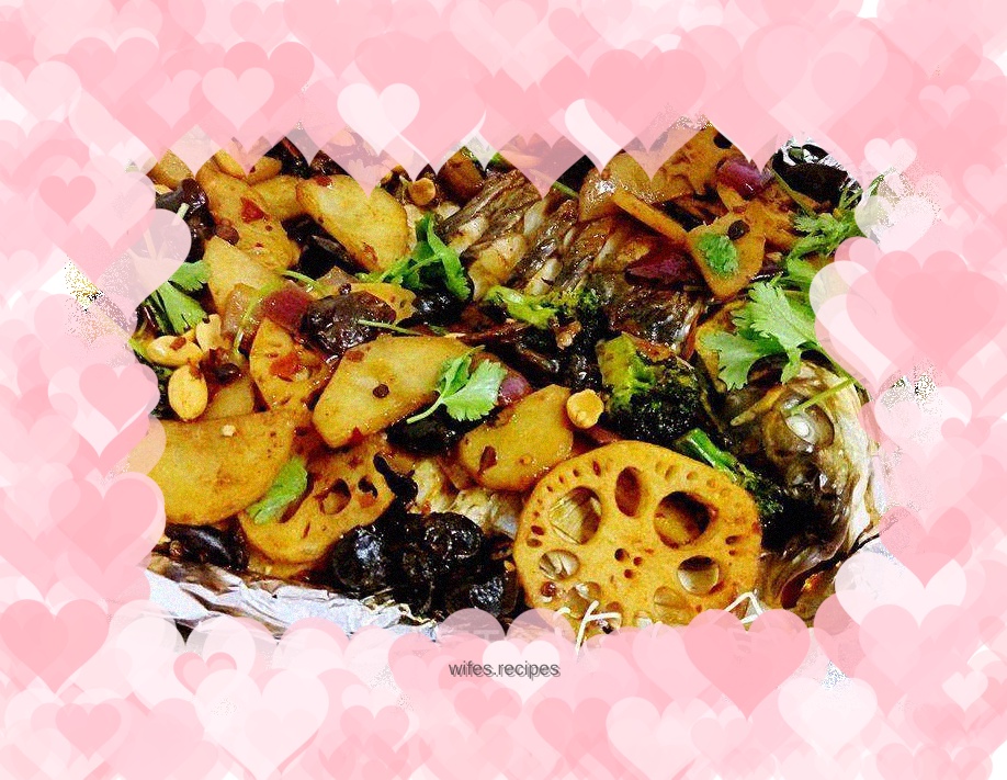 Spicy grilled fish-oven version