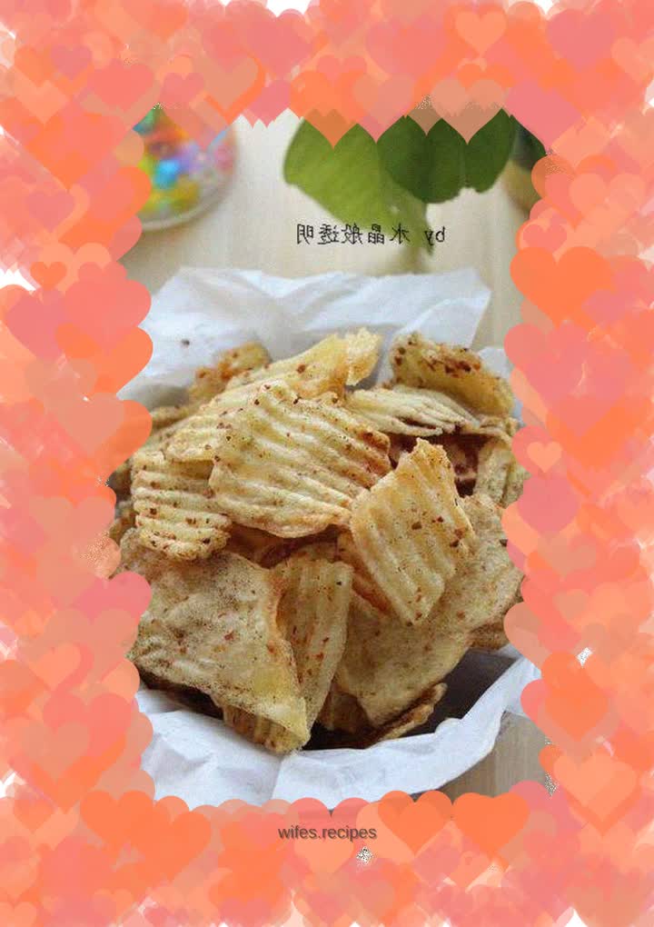 Homemade potato chips