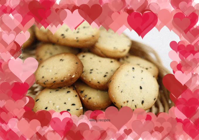 How to make sesame cookies (oven-baked cookies)