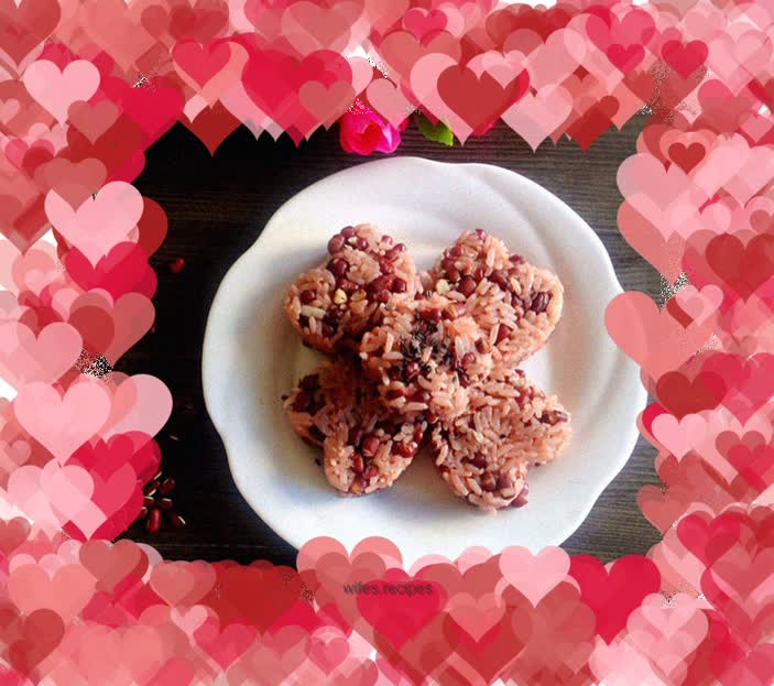 Red bean and glutinous rice