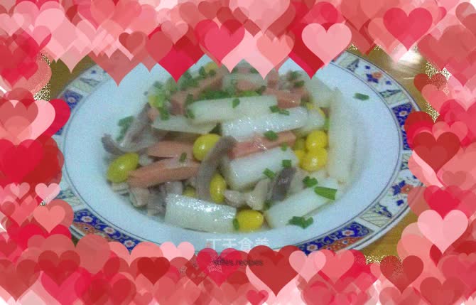 Braised belly strips with yam and ginkgo