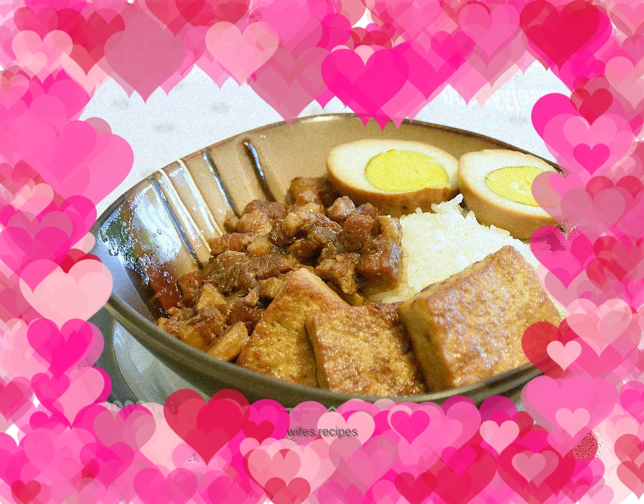 Taiwanese Braised Pork Rice--a home-cooked meal