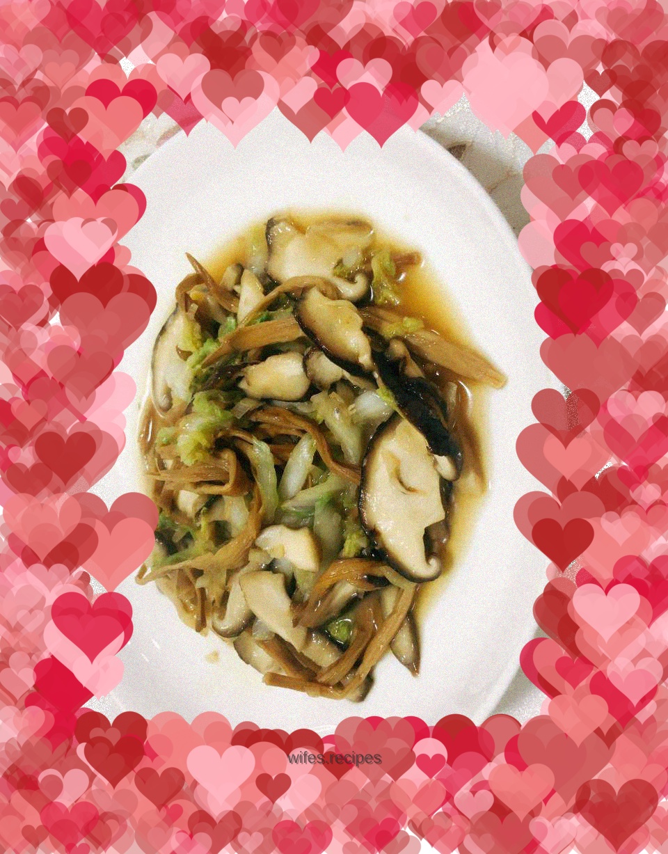 Three dishes with oyster sauce