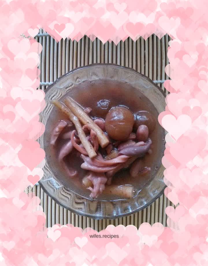 Cuttlefish Pork Belly Peanut Soup