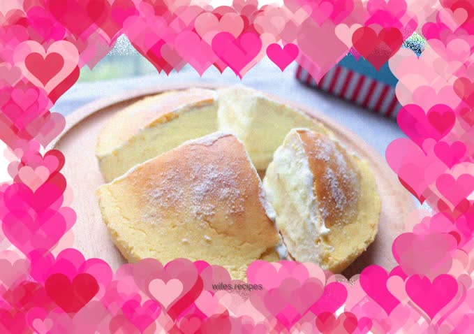 Sponge cake cheese buns that are softer than cheese buns