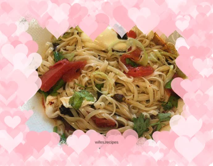 Tomato mixed soup noodles