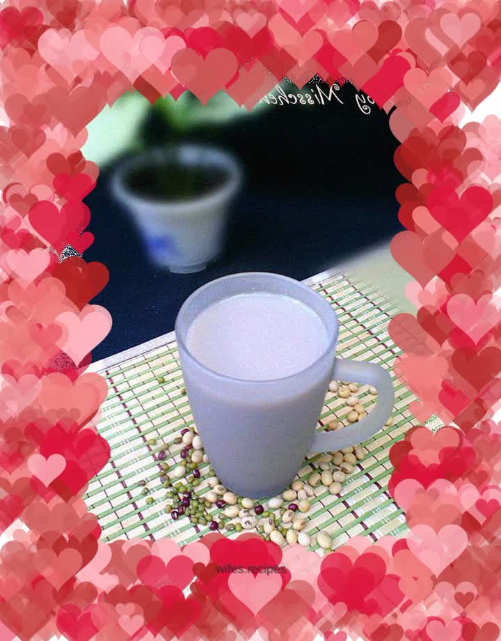 Three bean soy milk