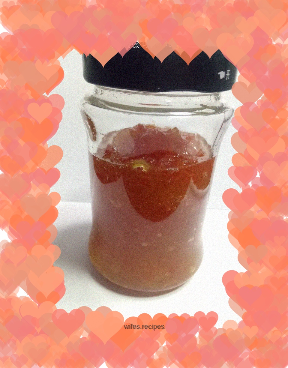 Homemade honey grapefruit tea