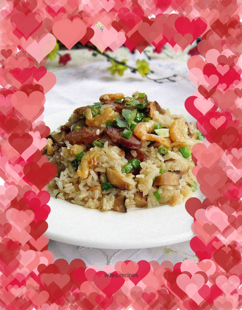 Sausage and glutinous rice