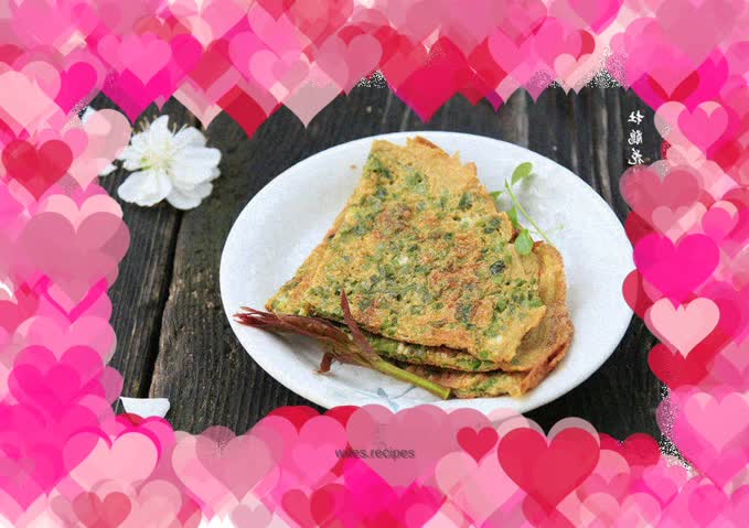 The most spring flavor~Chinese toon egg pancake