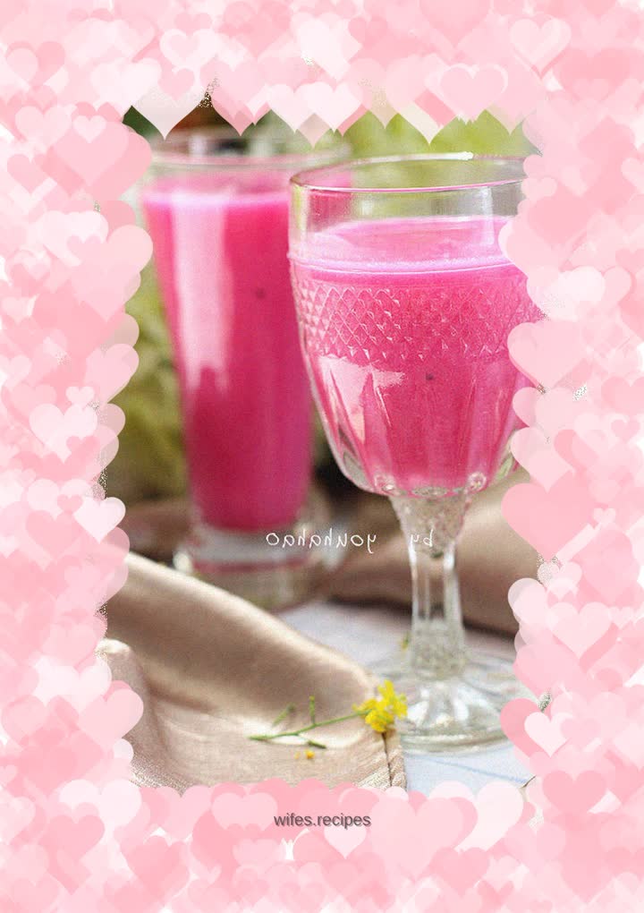 Dragon fruit peel juice