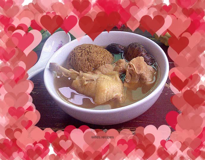 Hericium chicken soup