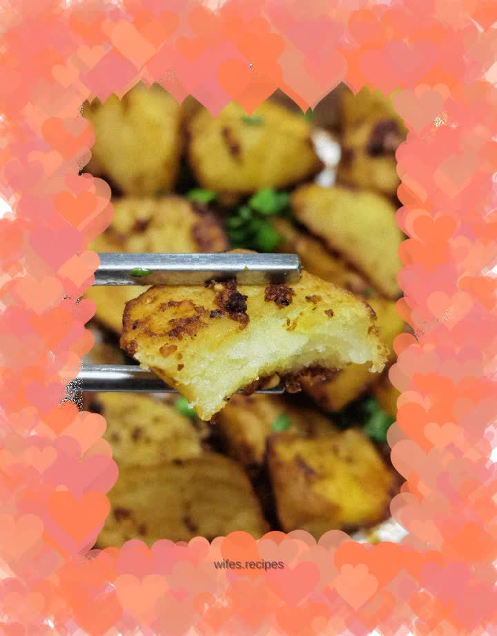 Air fryer version of potato wedges