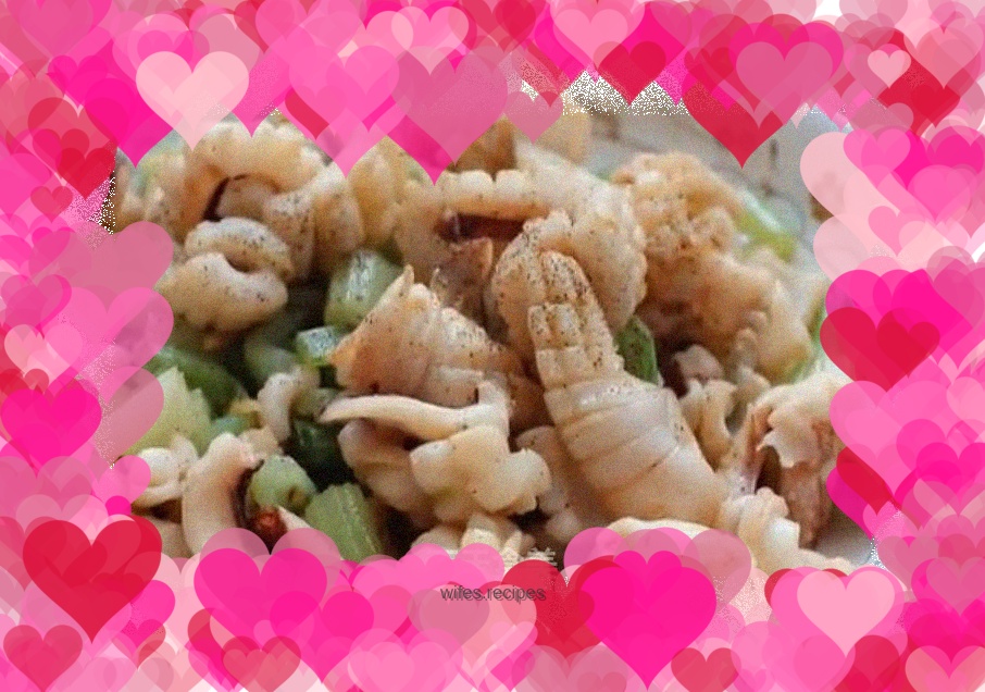 Fried squid with parsley