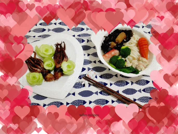 Udon the color of winter