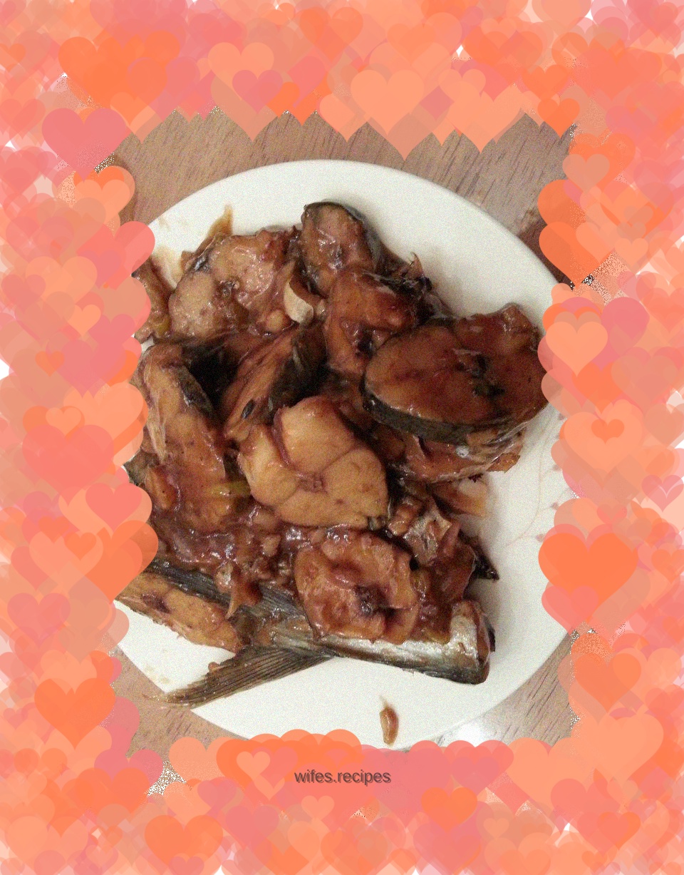 Healthy sweet and sour mackerel without frying