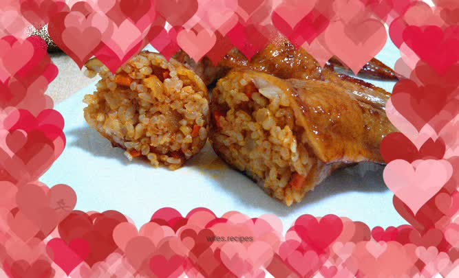 Chicken Wings with Rice