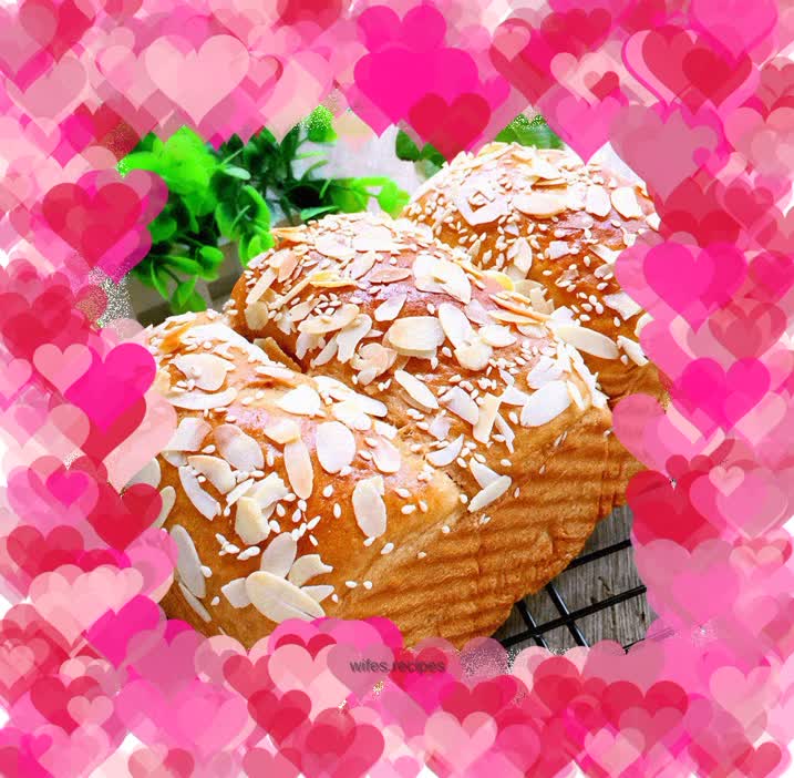 Milk Whole Wheat Almond Toast