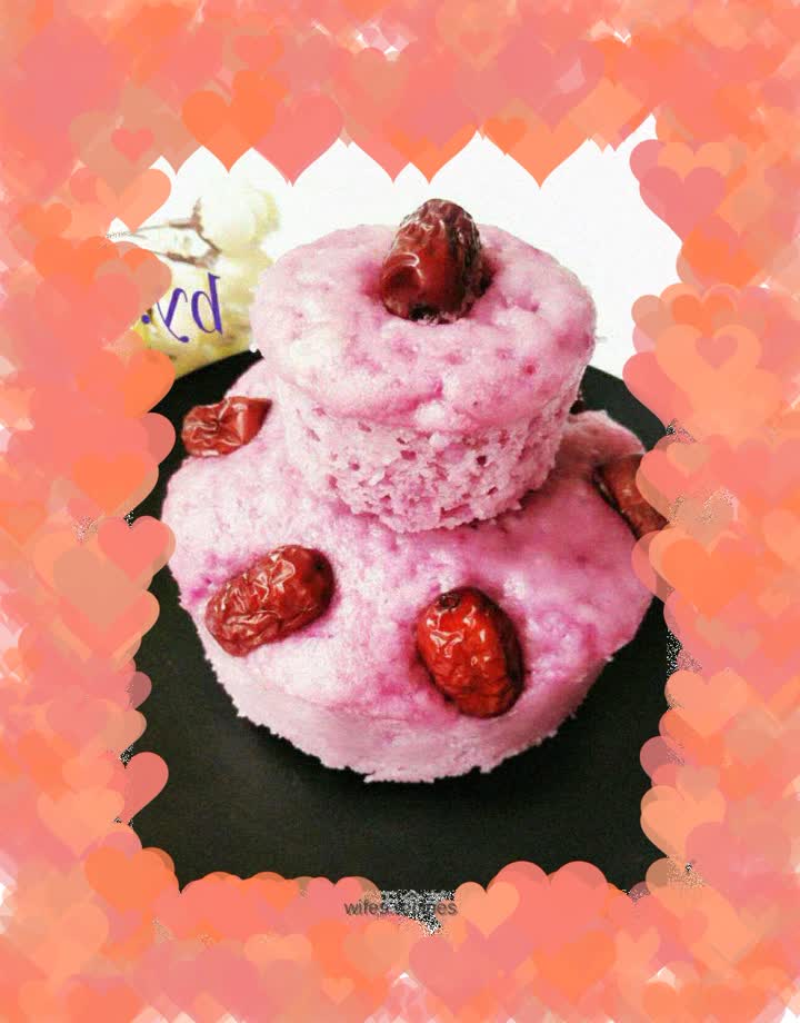 Purple sweet potato cake