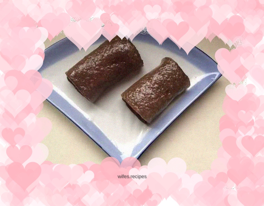 Crystal bean paste cake