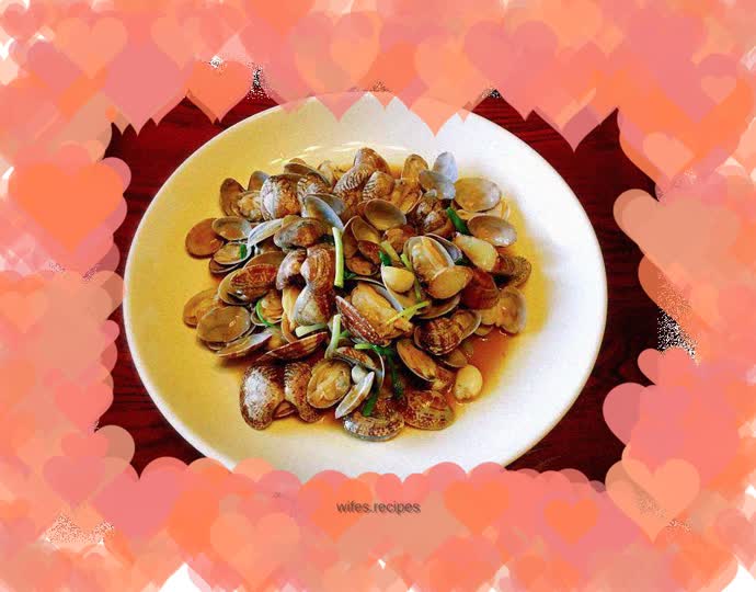 Clams in oyster sauce