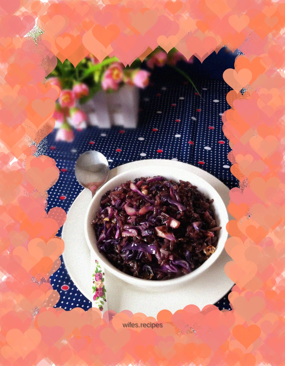 Purple Cabbage Fried Rice