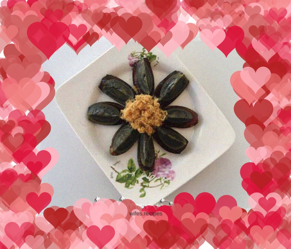 Preserved egg and meat floss