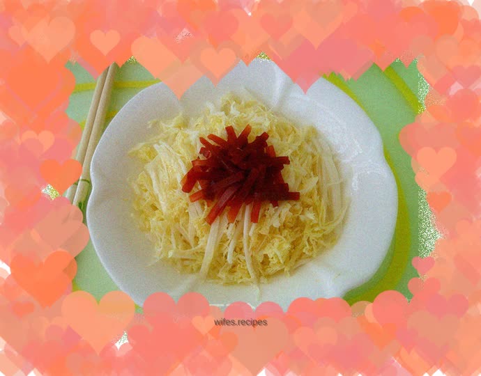 Appetizer—golden cabbage