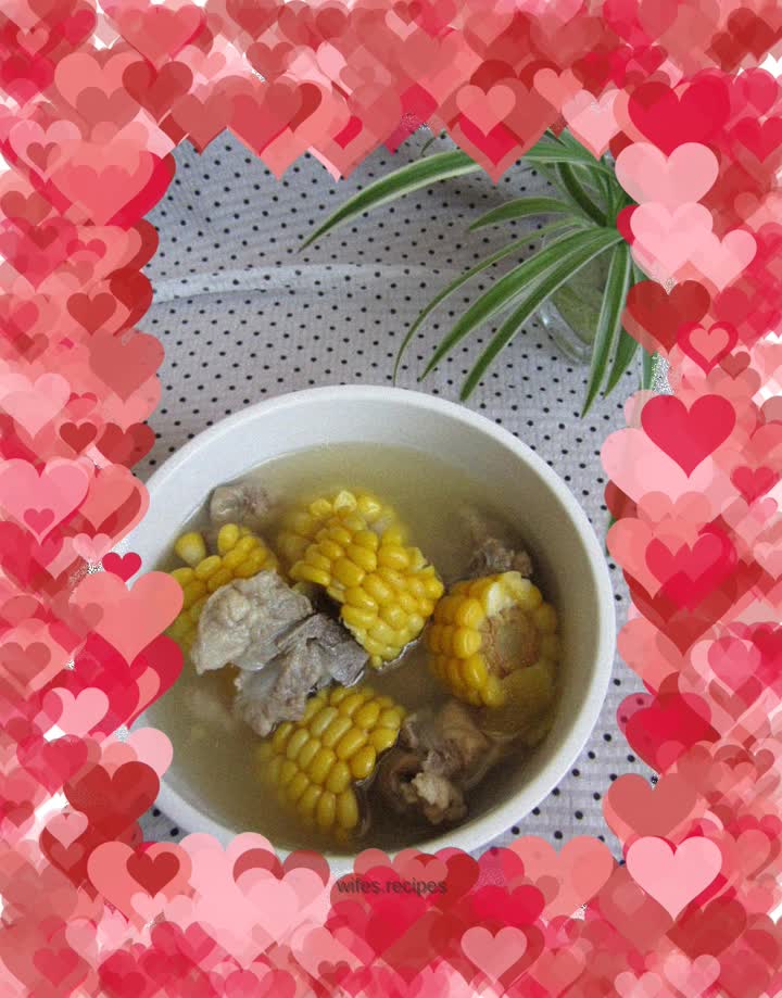 Corn Boiled Pork Ribs