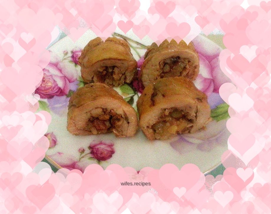 Sticky Rice Chicken Roll