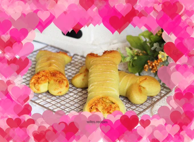 Dogs also love baking | Soft and cute dog bones