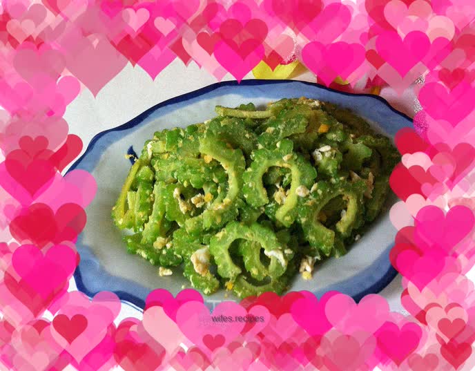 Baked Bitter Melon with Egg Yolk