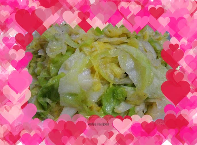 Stir-fried cabbage