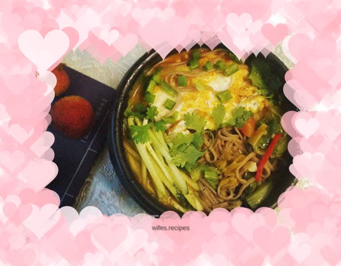 Sour Bean Soba Noodles