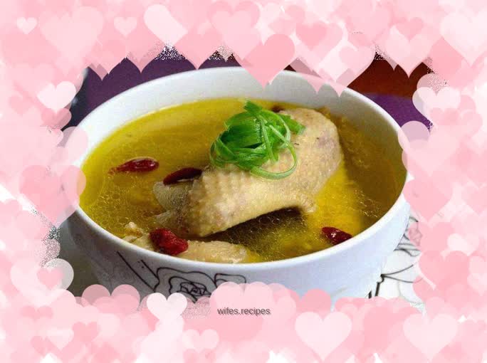 Braised hen with angelica and red ginseng