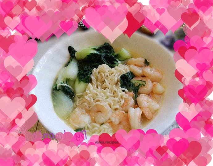 Shrimp instant noodles