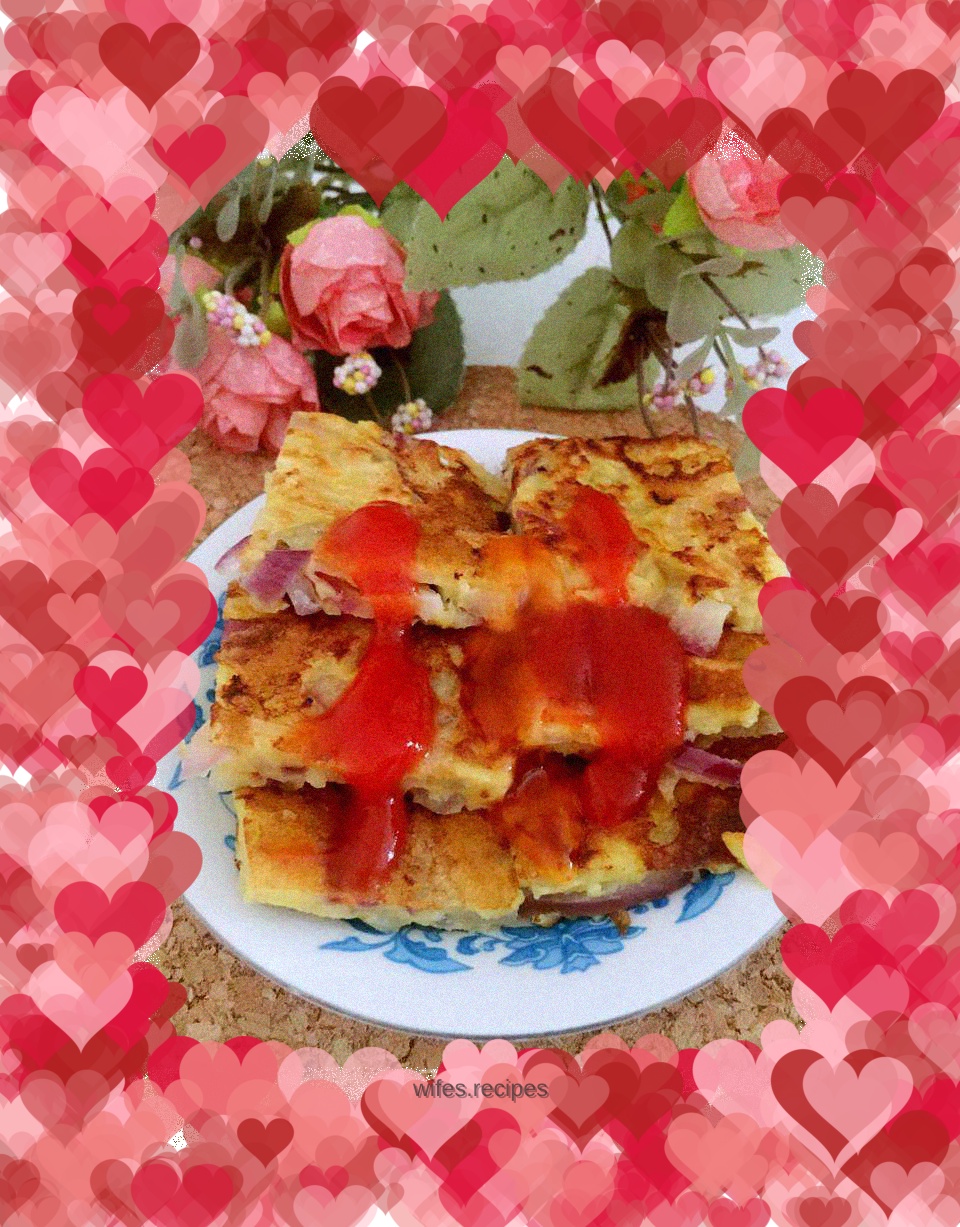 Quick breakfast—potato pancakes