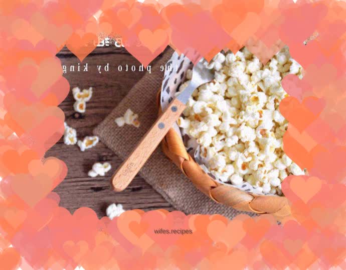 Light butter popcorn