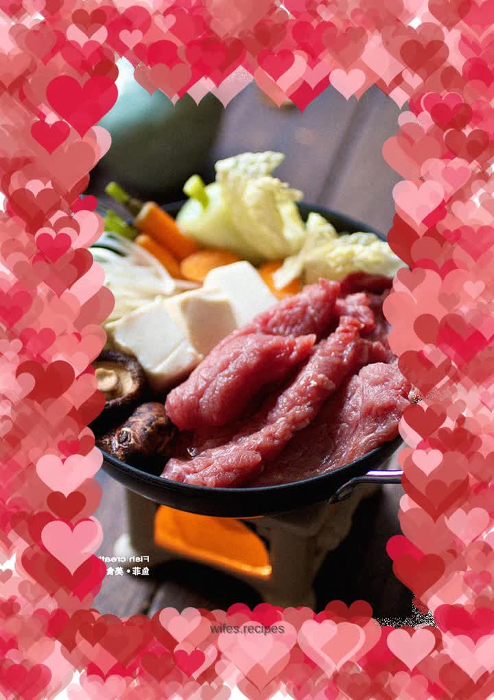 Japanese beef hot pot