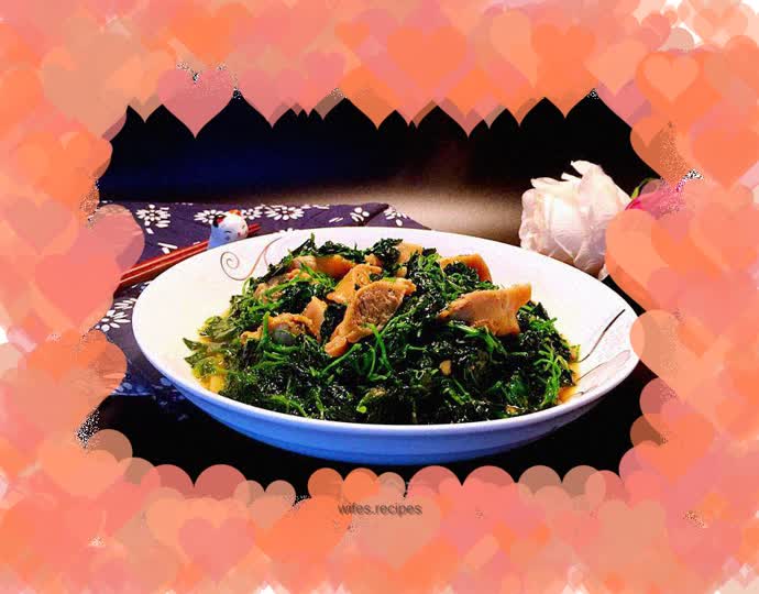 Clam and golden cauliflower