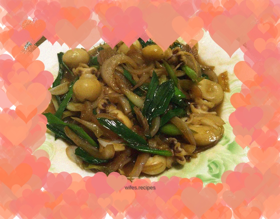 Stir-fried cuttlefish
