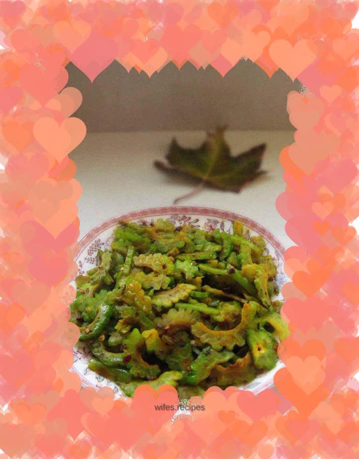 Spicy Fried Bitter Gourd