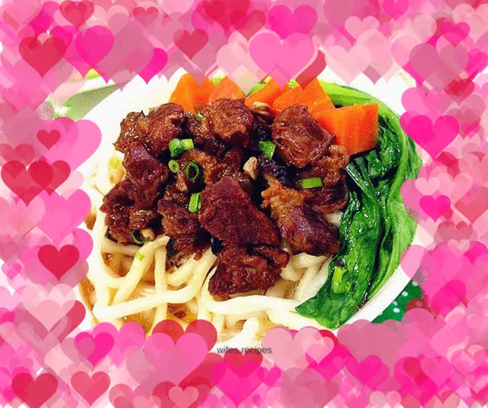 Braised beef noodles