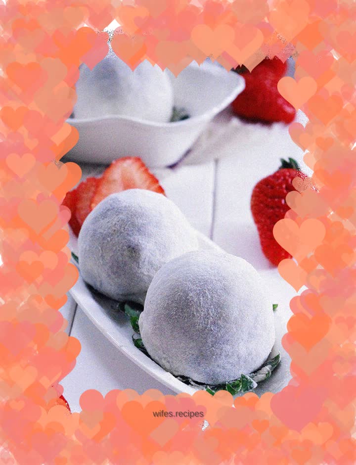 Chocolate Strawberry Daifuku