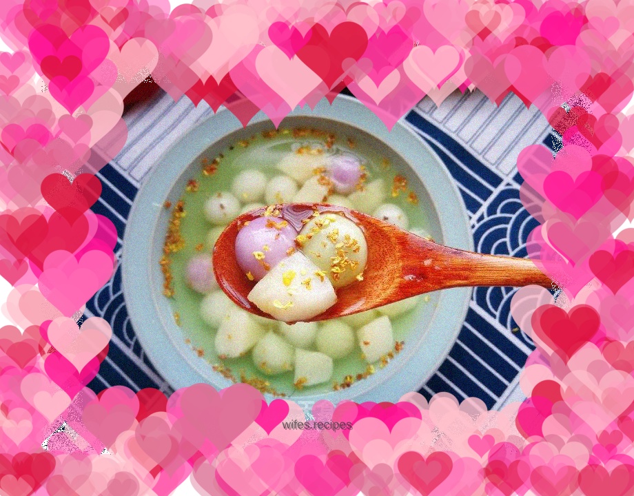 Sweet-scented osmanthus and water chestnut dumplings