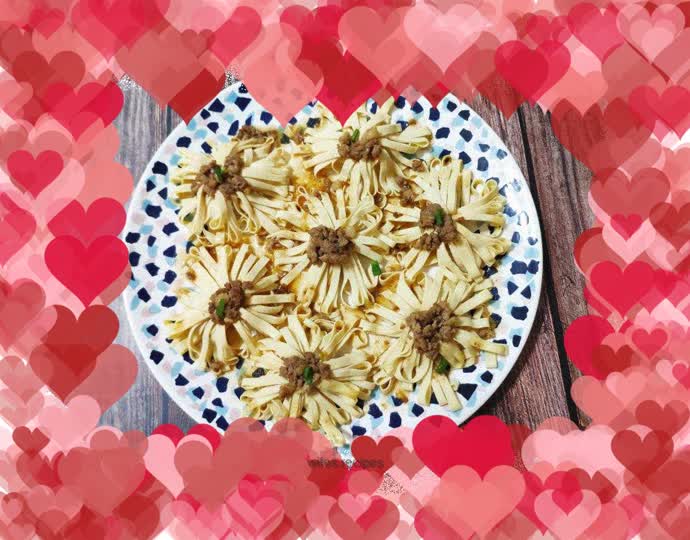 Flowers bloom, wealth